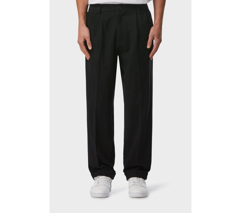 Buy Wardrobe by Westside Black Pleated Trousers for Online @ Tata CLiQ